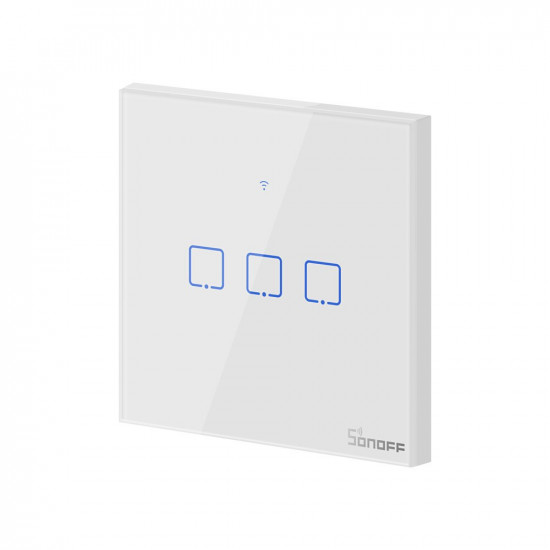 Interrupteur mural tactile sonoff Wifi T0 EU3C compatible Alexa et google home Interrupteur mural tactile sonoff Wifi T0 EU3C compatible Alexa et google home